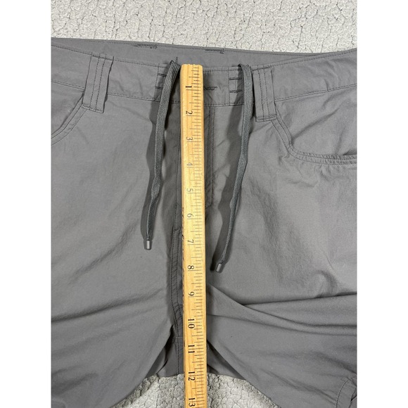 Patagonia Shorts Mens 31 Gray Nylon Stretch Hiking Travel Drawstring Zip Pocket - Picture 12 of 15
